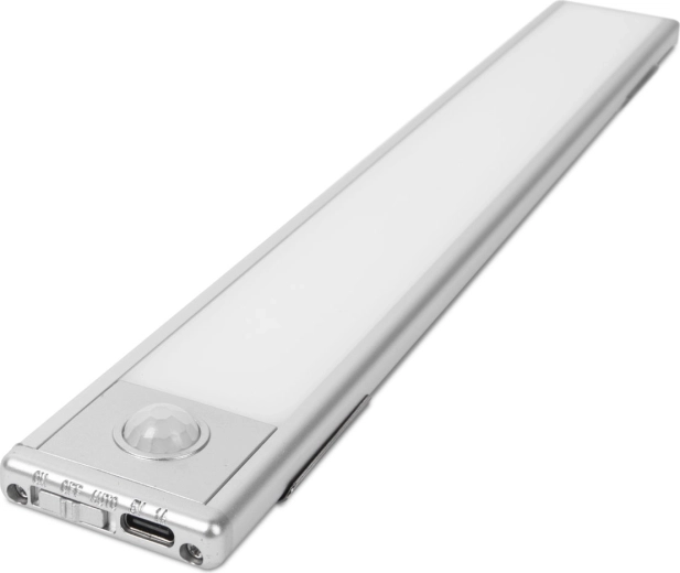 30 cm-es LED bútorvilágítás mozgásérzékelővel és akkumulátorral