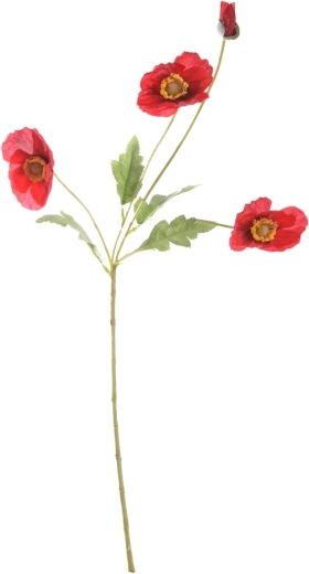 Mű pipacs piros 58 cm