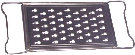 Lapos rozsdamentes zöldséggyalú 29 × 11 cm