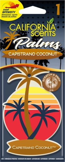 California Scents Palm Capistrano Coconut felfüggeszthető autóillatosító