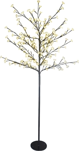 150 cm-es karácsonyi LED-fa 150 meleg fehér LED-del