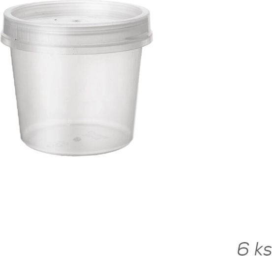 50 ml-es műanyag dobozok fedéllel (6 db)