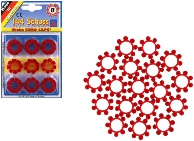 Patronok gyerekpisztolyhoz, 8-lövetű karikák – 144 lövés