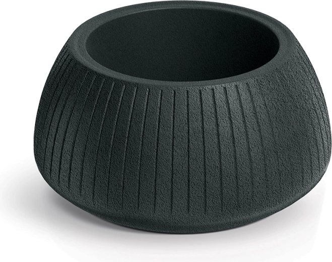 Coro Bowl virágtál 40 cm sötétszürke