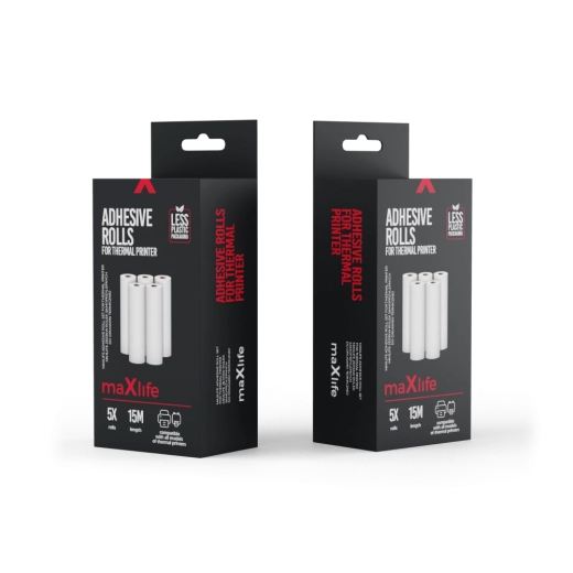 Maxlife Roll Set – 5 darabos hőpapírtekercs-készlet hőnyomtatókhoz