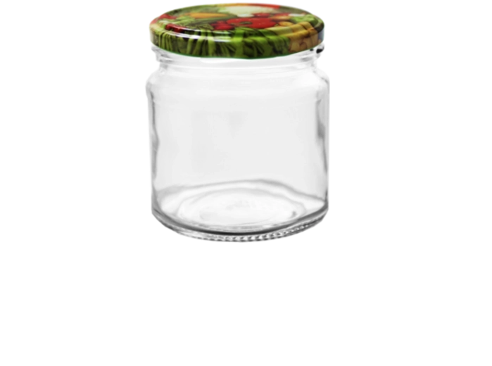 212 ml-es üvegek készlete Twist-Off 66 mm-es tetőkkel, 12 db