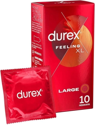 Durex Feeling XL Large óvszer 10 db