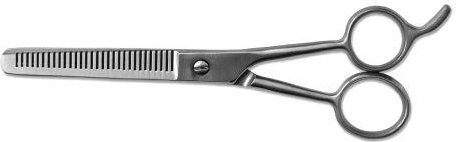 Borbély texturáló (ritkító) rozsdamentes acél olló, 15,5 cm