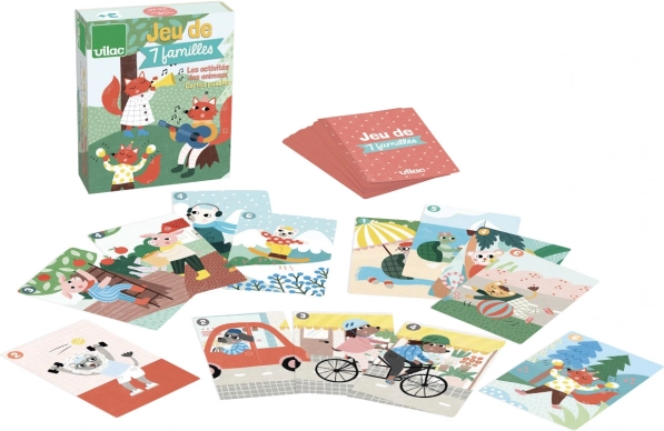 Vilac kártyajáték Hét család – állatok