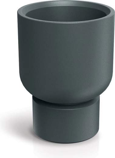 Molta Base Round Midl virágtartó 40 cm grafitszürke