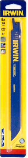 Fémvágó kardfűrészlap 200 mm, 18 TPI, 5 db IRWIN