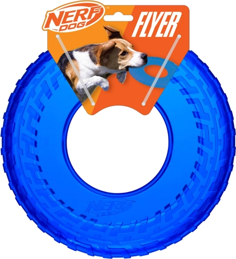 Nerf Dog repülő gyűrű átlátszó gumiból 25 cm