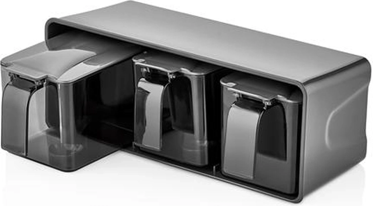 Műanyag fűszertartó készlet 3 db, 600 ml