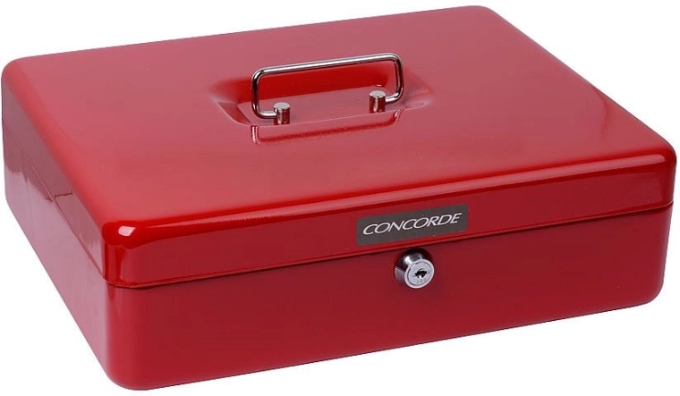 CONCORDE 35 fém pénzkazetta, piros