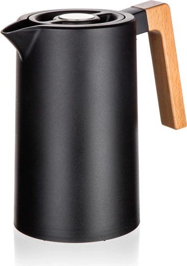 Joyce termosz 1 l – rozsdamentes acél és műanyag, fekete