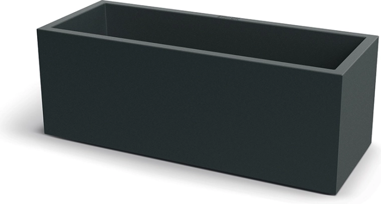 CUBLA CASE virágláda 98 cm, sötétszürke
