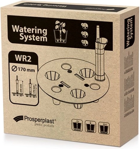 ROUND WR2 öntözőrendszer kerek virágcserepekhez szintjelzővel