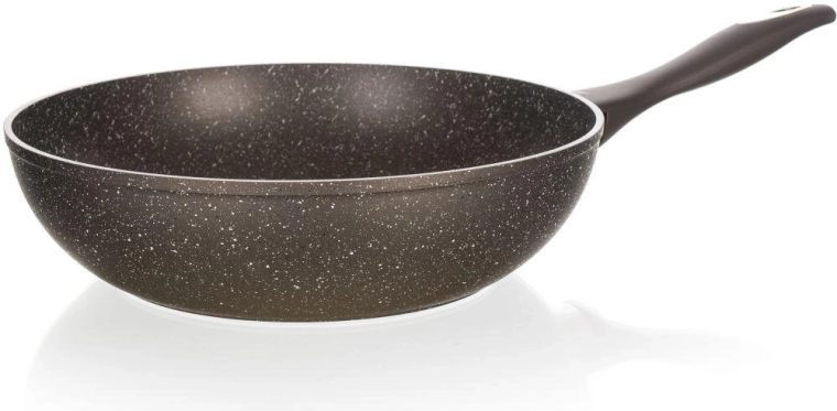 28 cm-es wok serpenyő tapadásmentes felülettel – Premium Dark Brown
