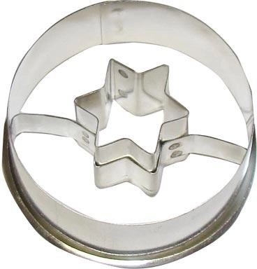 Csillag közepű kerek süteménykiszúró