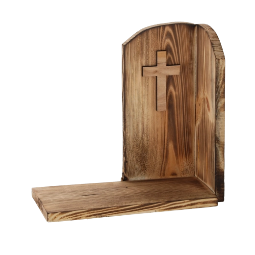 Égetett gyertyatartó talp