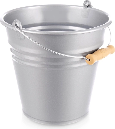 Műanyag szürke vödör 7 l