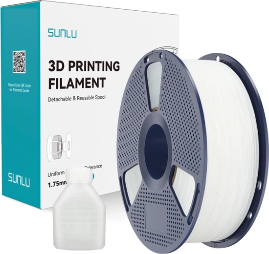 Sunlu PP filament 1,75 mm – természetes fehér, 0,8 kg