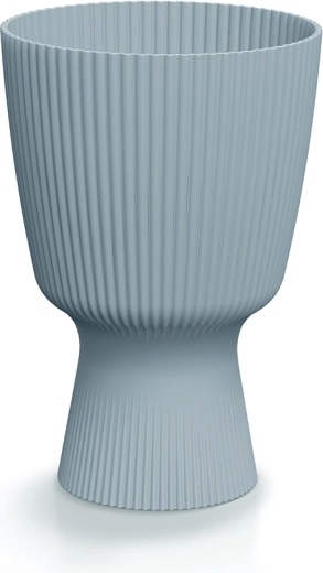 Milly Round virágtartó, 18,8 cm, világosszürke