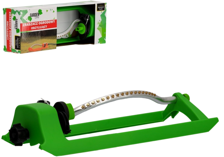 Kerti oszcilláló locsoló sárgaréz fúvókákkal