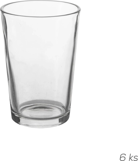 Pohárkészlet 200 ml, 6 db