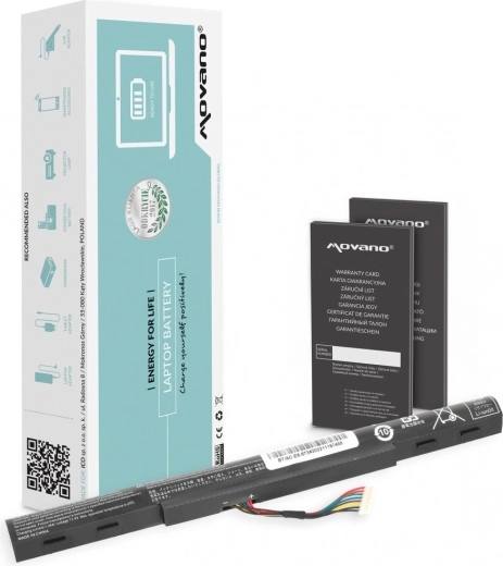 Movano notebook akkumulátor Acer Aspire E5-573G és TravelMate P277-M (AL15A32) 1800 mAh 27 Wh