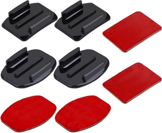 Puluz öntapadós tartókészlet akciókamerákhoz (kompatibilis az INSTA360, DJI OSMO ACTION és GOPRO készülékekkel)