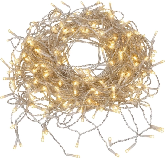 RETLUX karácsonyi LED-fényfüggöny párkányra, 320 LED, meleg fehér
