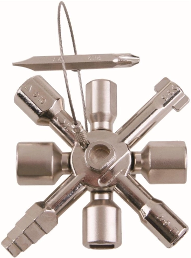 Univerzális kulcs elosztószekrényekhez, bitfejjel UNIKEY DB1