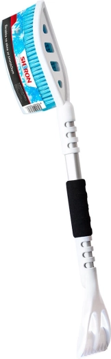 Jégkaparó kefével SHERON fehér/kék