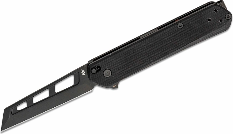 Gerber Spire AO – minimalista zsebkésp G10 markolattal, 7,4 cm, teljesen fekete