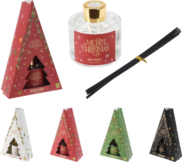Karácsonyi aroma diffúzor rattanpálcikákkal, 100 ml – 1 db