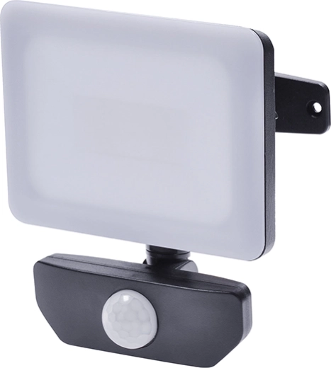 Solight LED reflektor Quick mozgásérzékelővel 10 W, 850 lm, 4000 K, IP44, fekete
