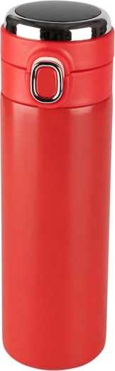 Piros termoszbögre 420 ml LED kijelzővel