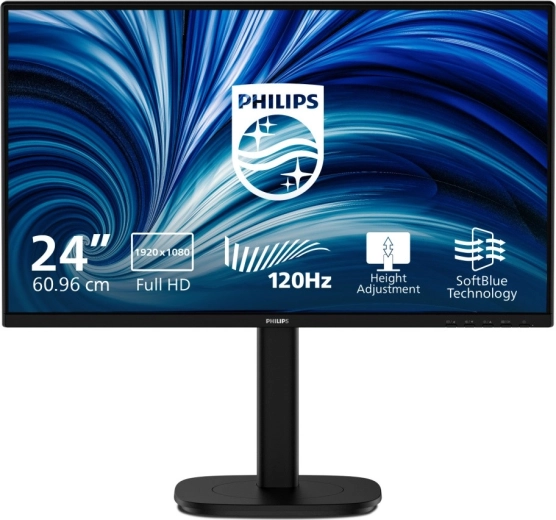 Philips monitor 24B2N3200A 23,8" IPS Full HD 120 Hz-es, hangszórókkal