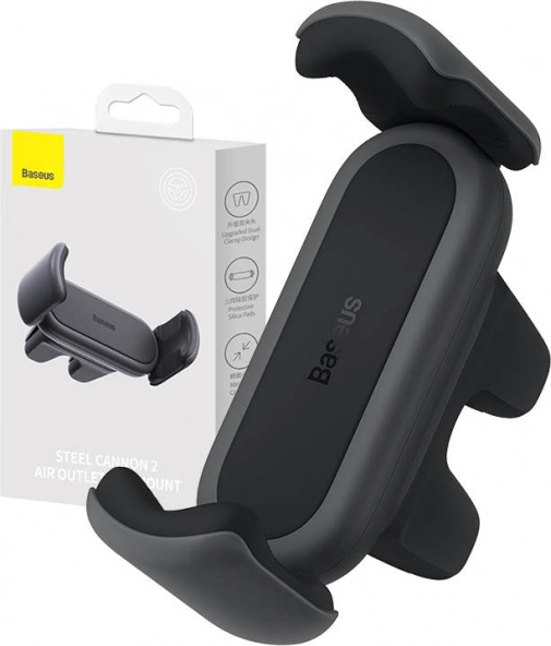 Baseus Steel Cannon autós telefontartó fekete