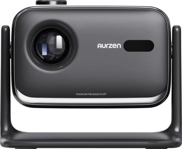 Aurzen Boom Mini fekete mini projektor Google TV-vel