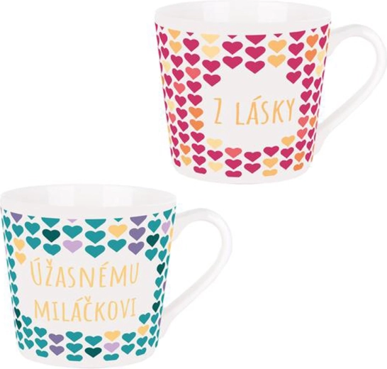 TORO kerámia bögre ajándékszett csodás kedvesnek, 2×400 ml