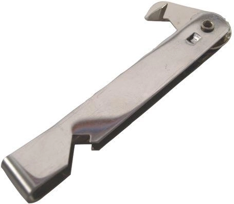 Standard konzerv- és koronazár-nyitó, 13 cm, fém
