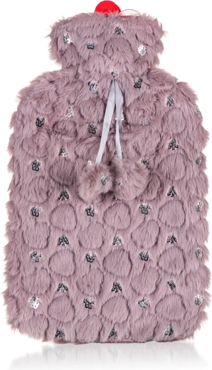 Melegítő palack plüss huzattal, 2 l