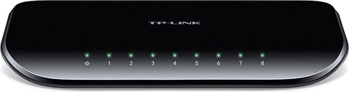 Gigabites TP-LINK TL-SG1008D kapcsoló 8 porttal