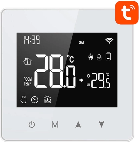 Avatto WT198 okos termosztát Wi‑Fi-vel és TUYA-val