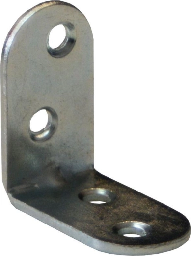 Présekelt szerelési sarok 30 × 18 × 2 mm, horganyzott, fehér (15 db)