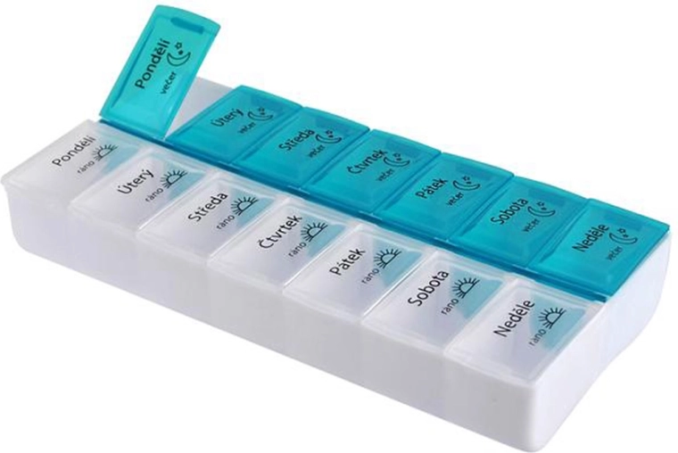 TORO gyógyszeradagoló 7 napra, reggel és este