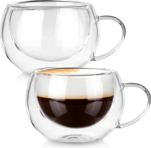 Duplafalú termos pohár 280 ml, 2 db
