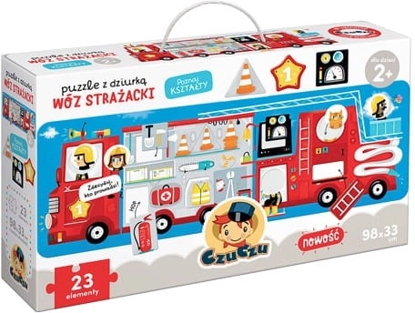 CzuCzu Puzzle lyukkal Tűzoltóautó